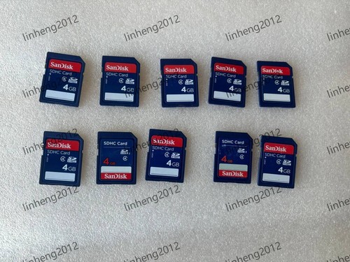10pcs sandisk sdhc - 10pcs, 4gb