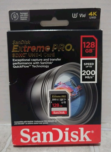 Sandisk 128gb extreme - sandisk-128gb, pro