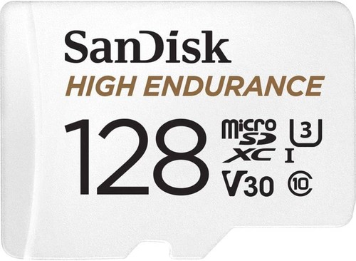 Sandisk 128gb high - high, endurance