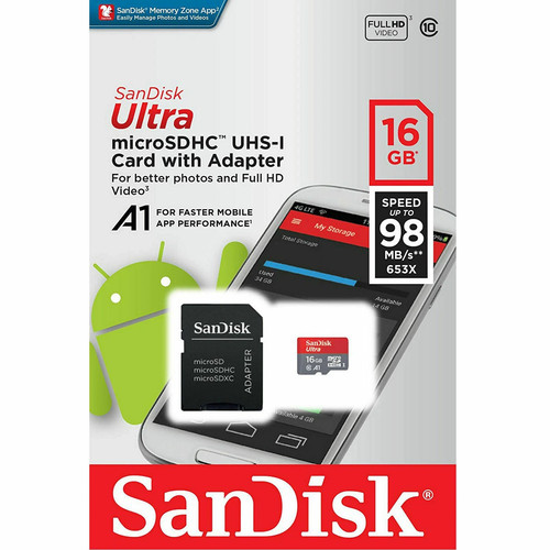 Scheda microsdhc sandisk ultra - scheda,