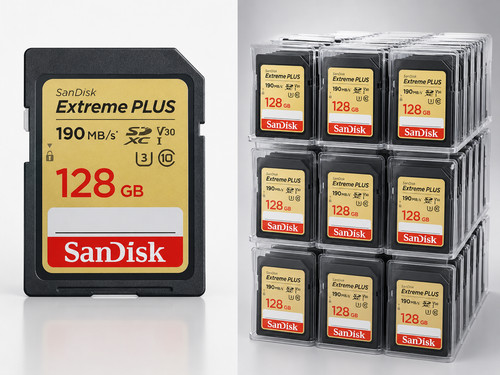Sandisk extreme plus 128 - plus, gb