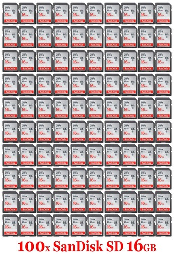 Lotto 100x sandisk ultra gb - sandisk, 16
